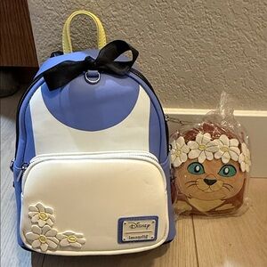 Loungefly Disney Alice in Wonderland Backpack & Wristlet